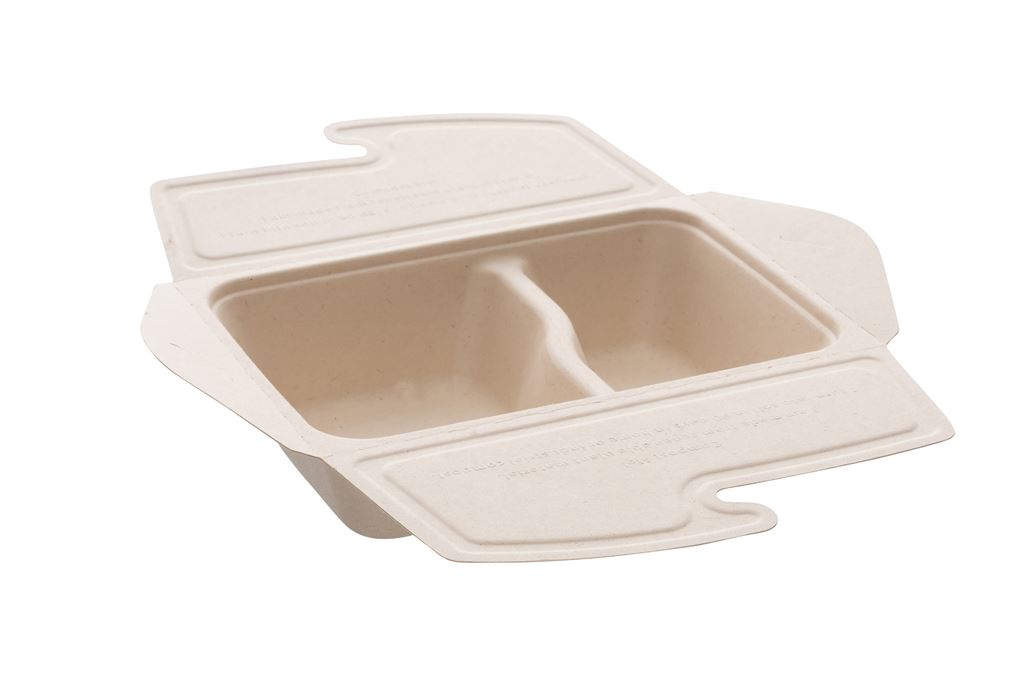 BEPULP MEAL BOX2GO 2C 500-300ML X150(Z)